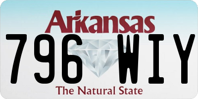 AR license plate 796WIY