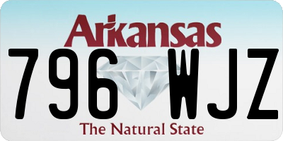 AR license plate 796WJZ