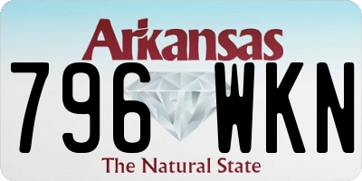 AR license plate 796WKN