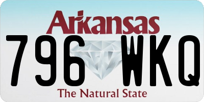 AR license plate 796WKQ