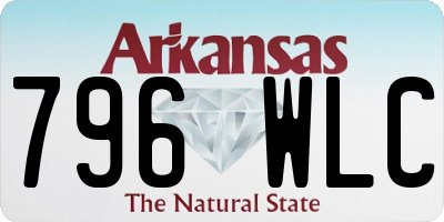 AR license plate 796WLC