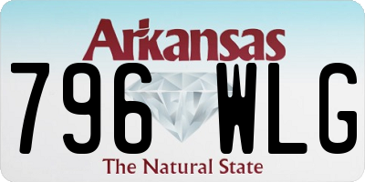 AR license plate 796WLG