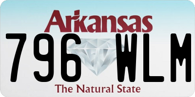 AR license plate 796WLM