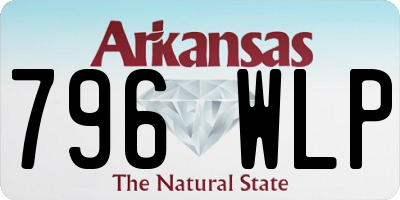 AR license plate 796WLP