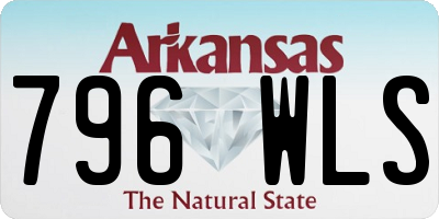 AR license plate 796WLS