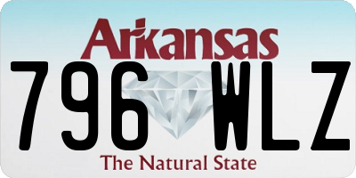 AR license plate 796WLZ
