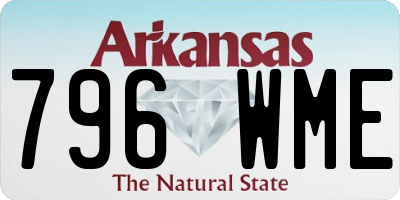 AR license plate 796WME
