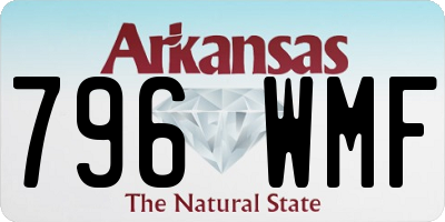 AR license plate 796WMF