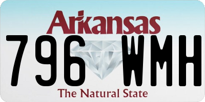 AR license plate 796WMH