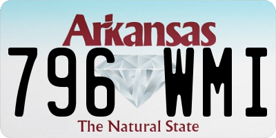 AR license plate 796WMI