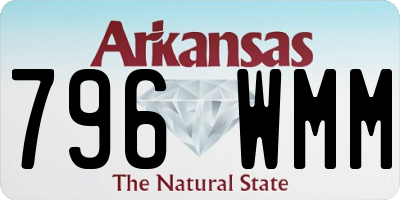 AR license plate 796WMM