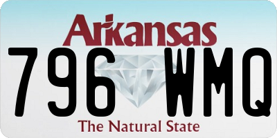 AR license plate 796WMQ