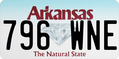 AR license plate 796WNE