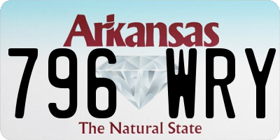 AR license plate 796WRY