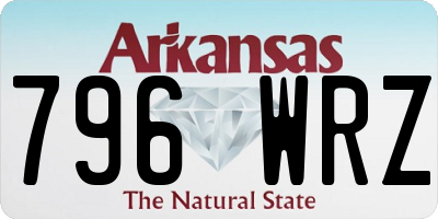 AR license plate 796WRZ
