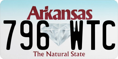 AR license plate 796WTC