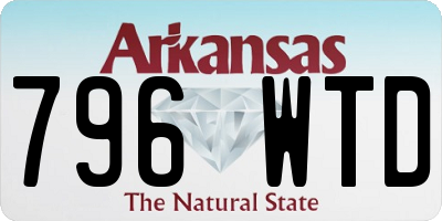 AR license plate 796WTD