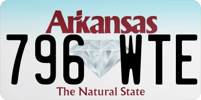 AR license plate 796WTE