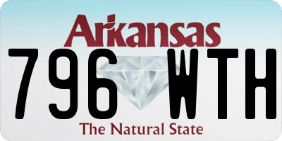 AR license plate 796WTH