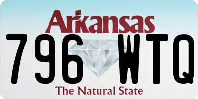 AR license plate 796WTQ
