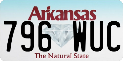 AR license plate 796WUC