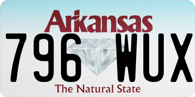 AR license plate 796WUX