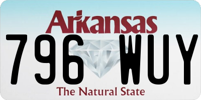 AR license plate 796WUY