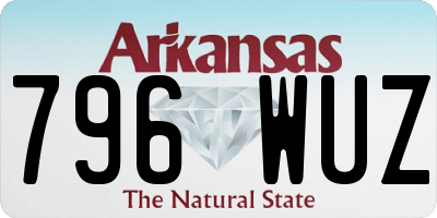 AR license plate 796WUZ