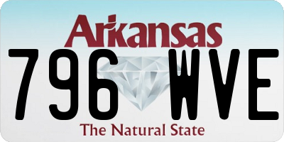 AR license plate 796WVE