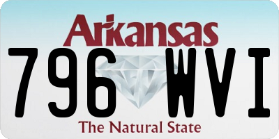 AR license plate 796WVI