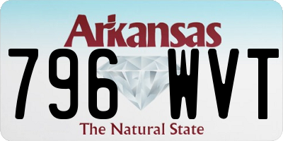 AR license plate 796WVT