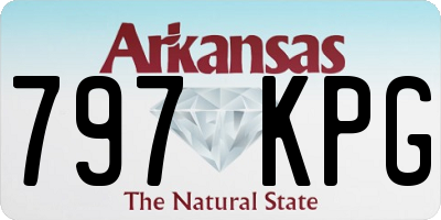 AR license plate 797KPG