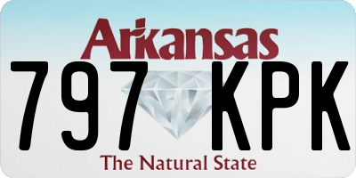 AR license plate 797KPK