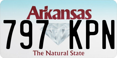 AR license plate 797KPN