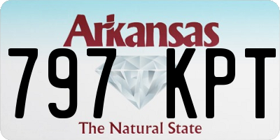 AR license plate 797KPT