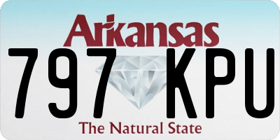 AR license plate 797KPU