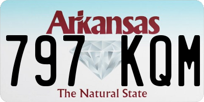 AR license plate 797KQM