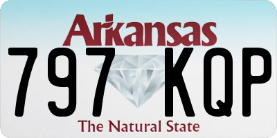 AR license plate 797KQP