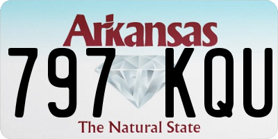 AR license plate 797KQU