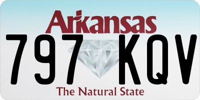 AR license plate 797KQV