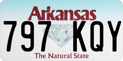 AR license plate 797KQY