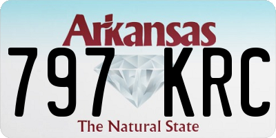 AR license plate 797KRC