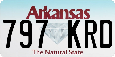 AR license plate 797KRD