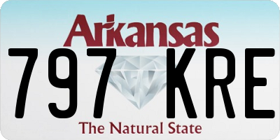 AR license plate 797KRE