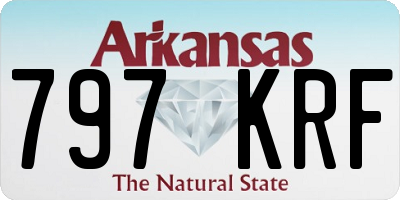 AR license plate 797KRF