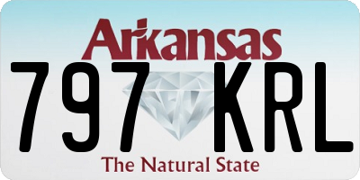 AR license plate 797KRL