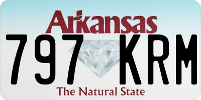 AR license plate 797KRM