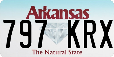 AR license plate 797KRX