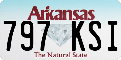 AR license plate 797KSI