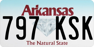 AR license plate 797KSK